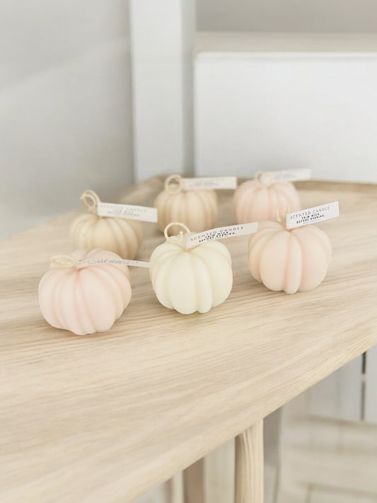 Pumpkin Molded Candles