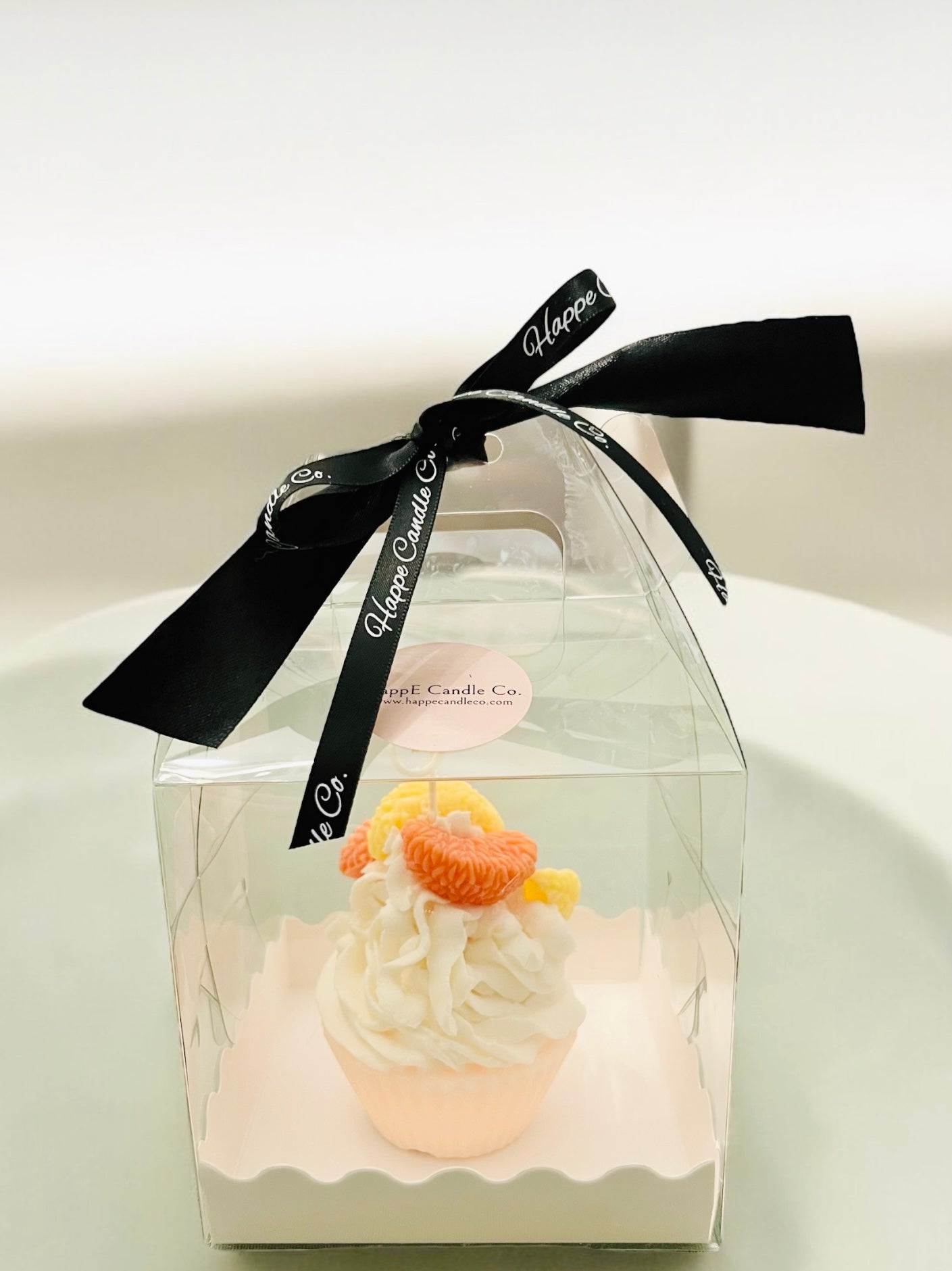 Sweet Mandarin Cupcake Candles