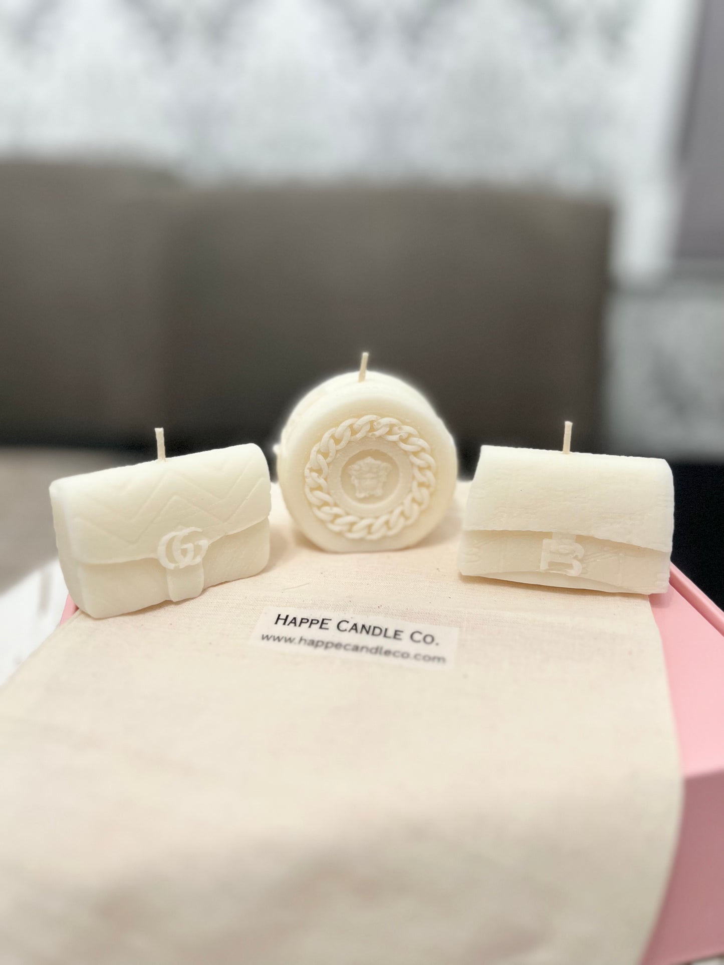 Miniature Designer Bag Scented Candles